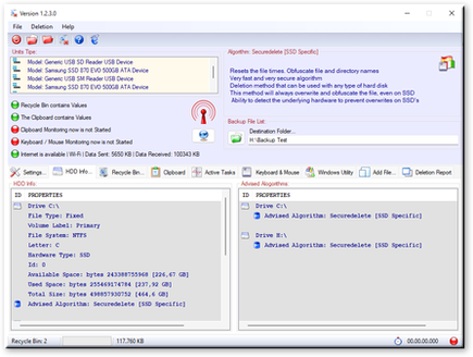 HDD Info Available Space
