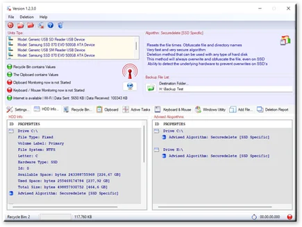 HDD Info Available Space